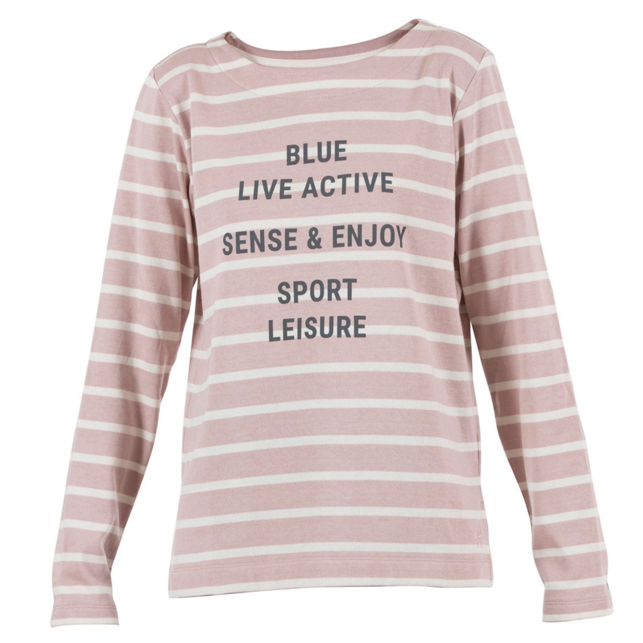 Blue Sportswear Longsleeve Shirt "Luna LS Striped Blouse"