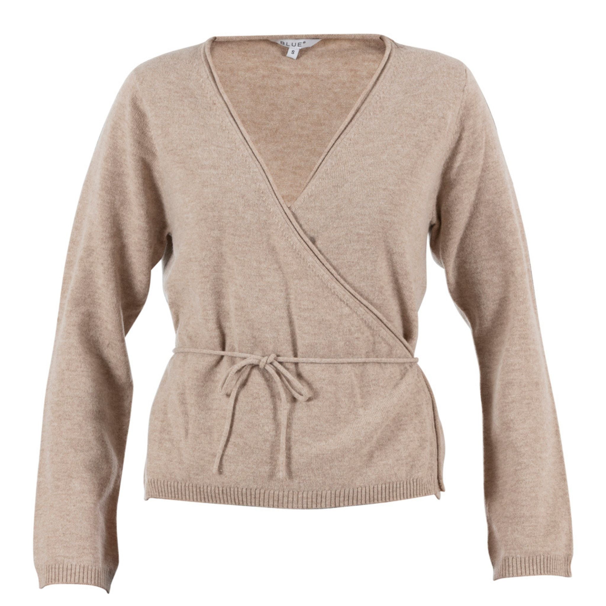 Wickelpullover Blue Sportswear "Spirit Wool Wrap Knit" bequem Wolle